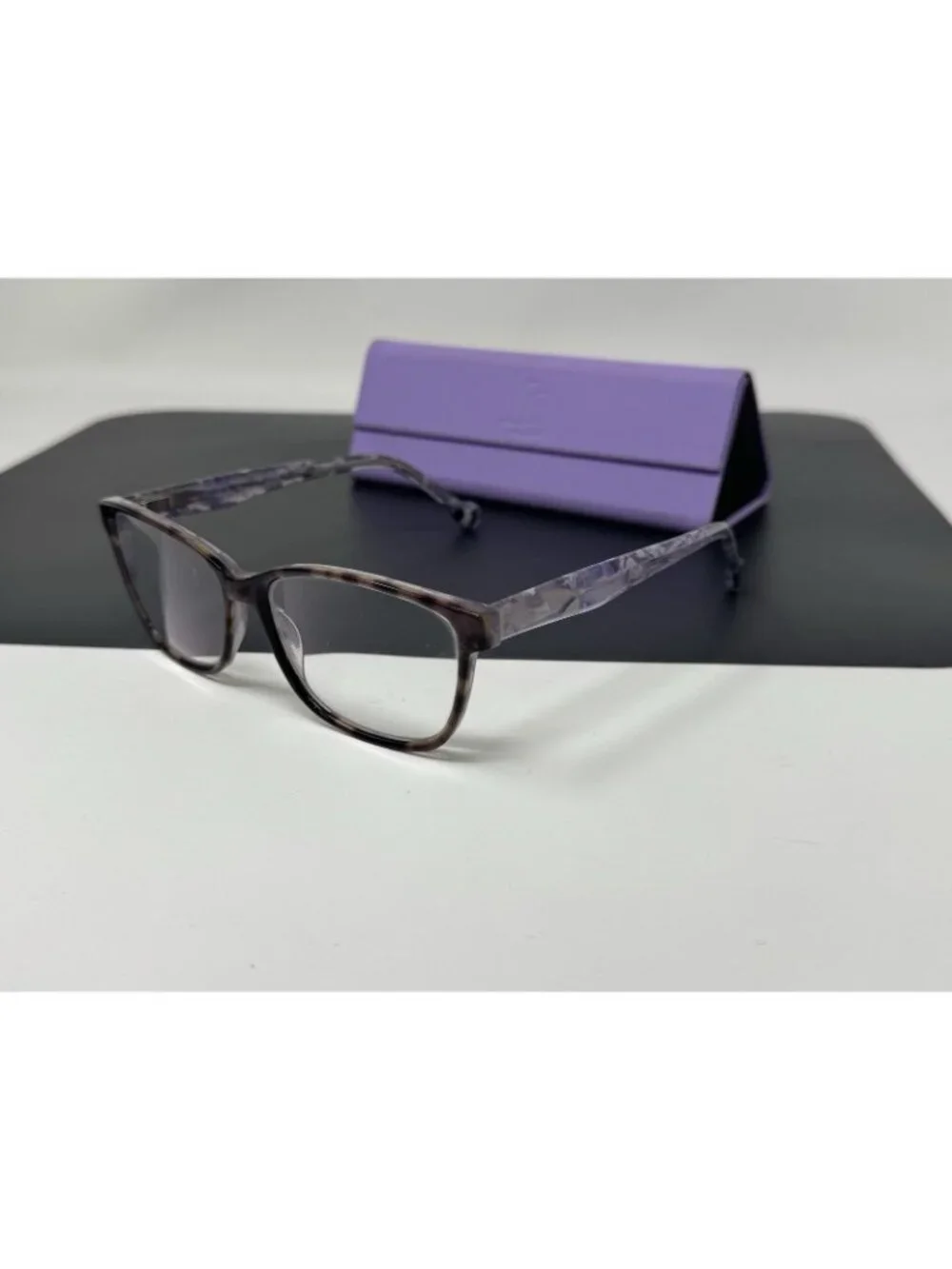 Lisa Loeb Eyewear Spotlight 205 Womens Grape Toffee Tortoise Frames 55-15-140